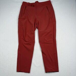 The North Face Pants Womens 12 Red Hiking Climbing Stretch UPF